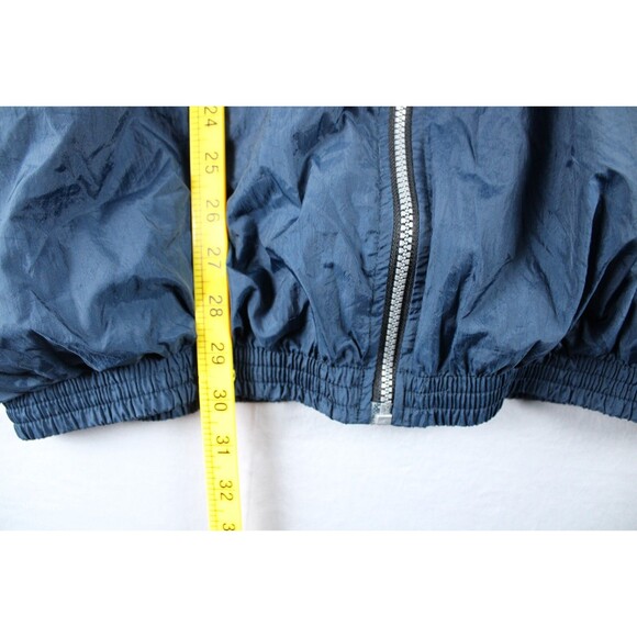 Vintage Perry Ellis America Embroidered Red White Blue Windbreaker Jacket XXL 90 - Picture 15 of 16